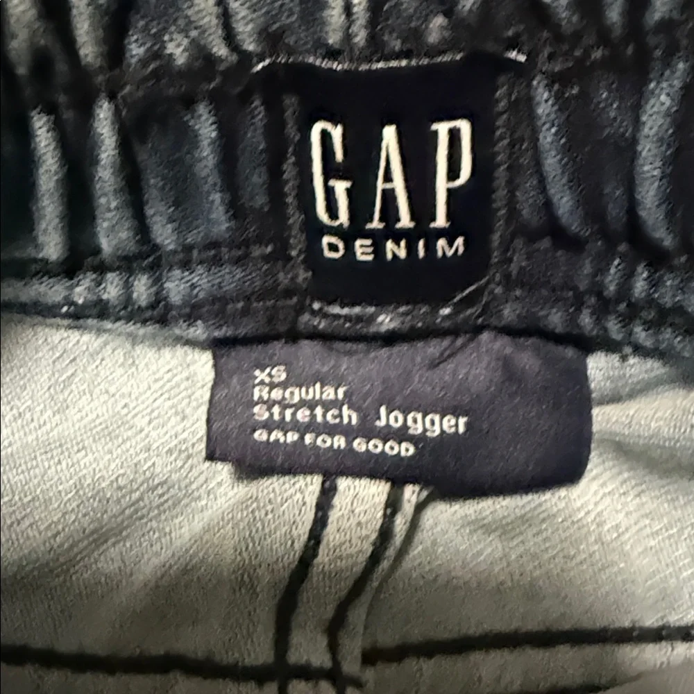 Gap Kids Denim Stretch Joggers XS Regular